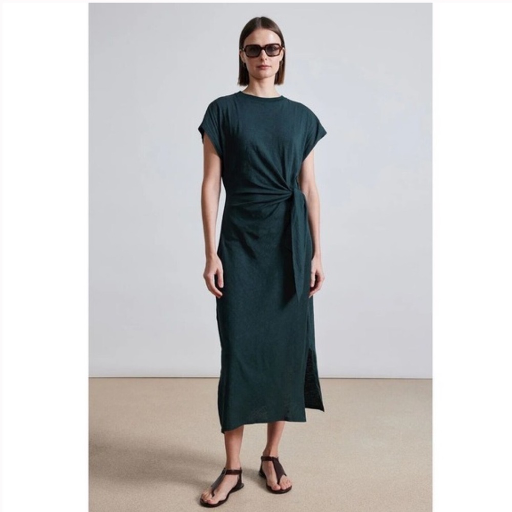 Apiece Apart Vanina Clinched Waist Dress